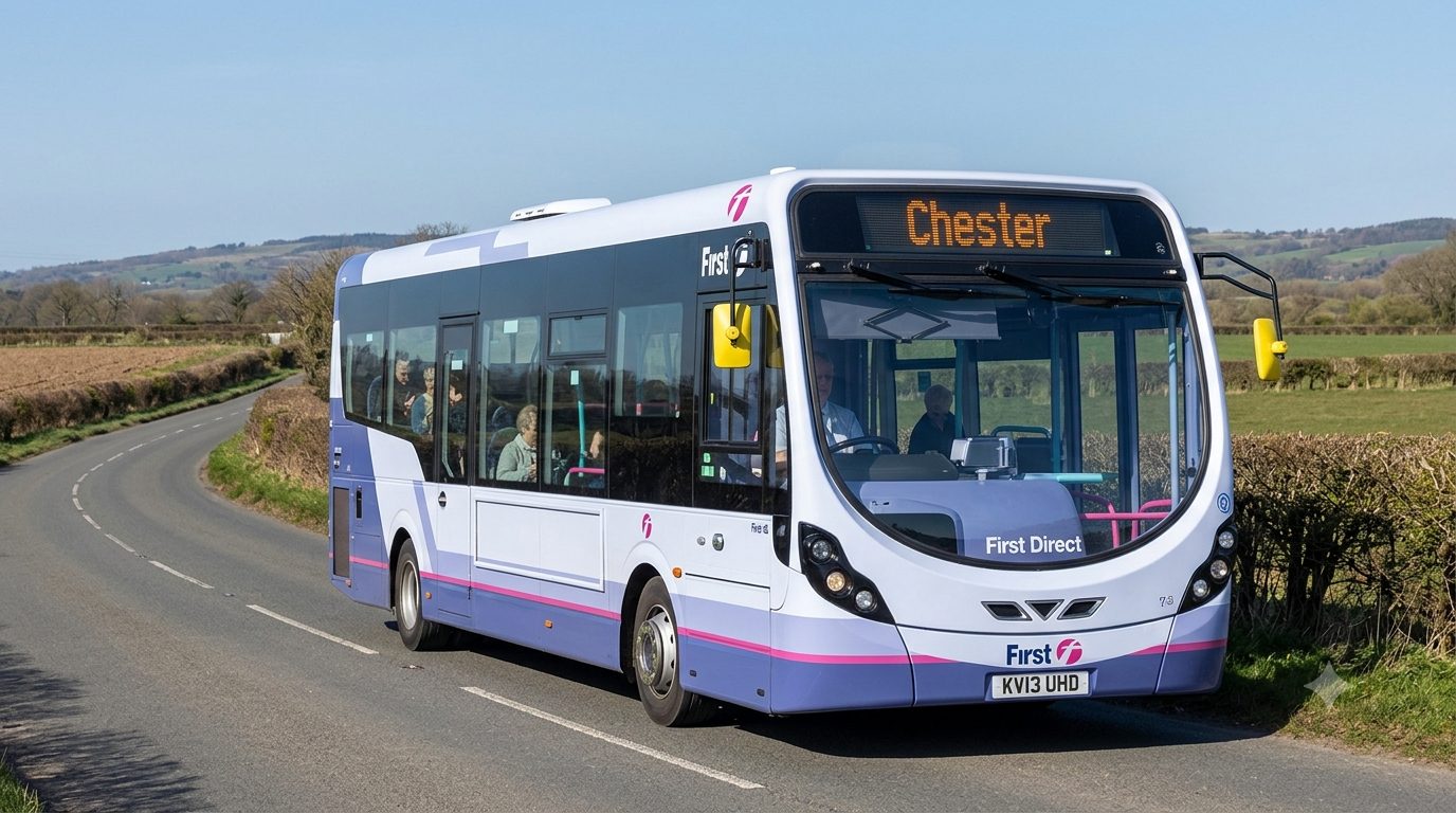 AI Generated Image of a First Direct Bus